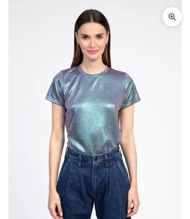 Glitzer T-Shirt, Grösse S/M der Marke An'ge