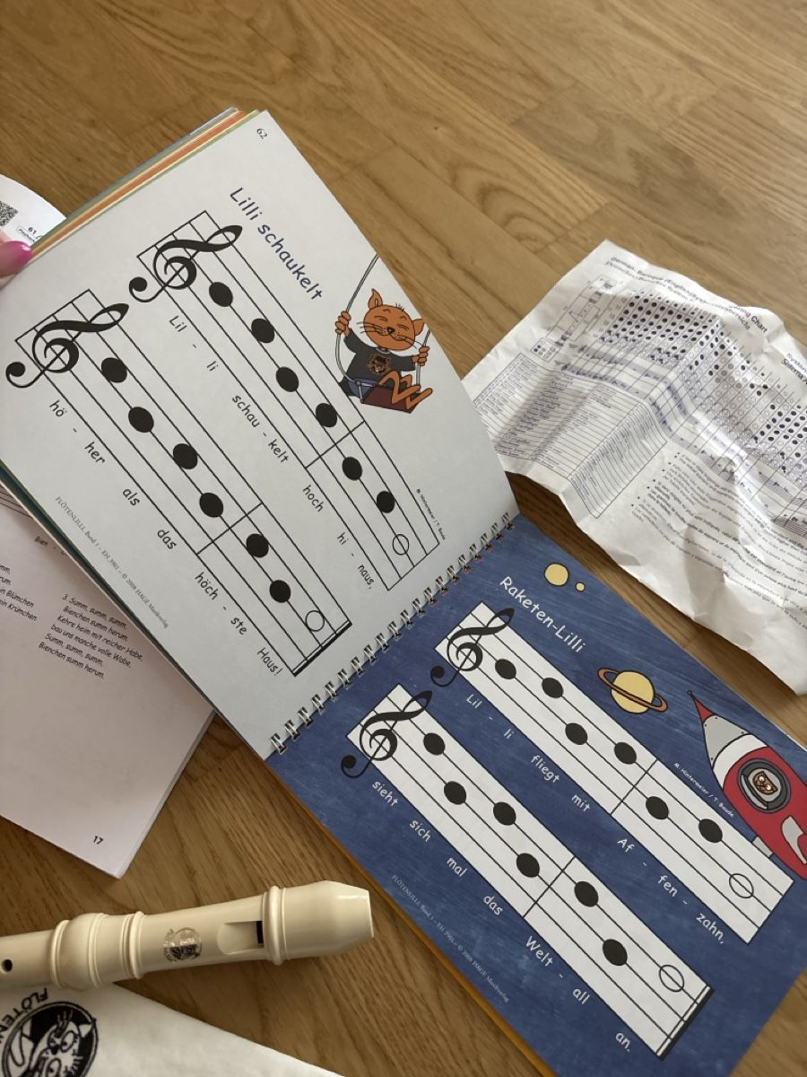 Strumenti musicali: Blockflöte Set mit Flötenlilli Schule und CD – Usato da Rünenberg venduto da ZwergLi100 2