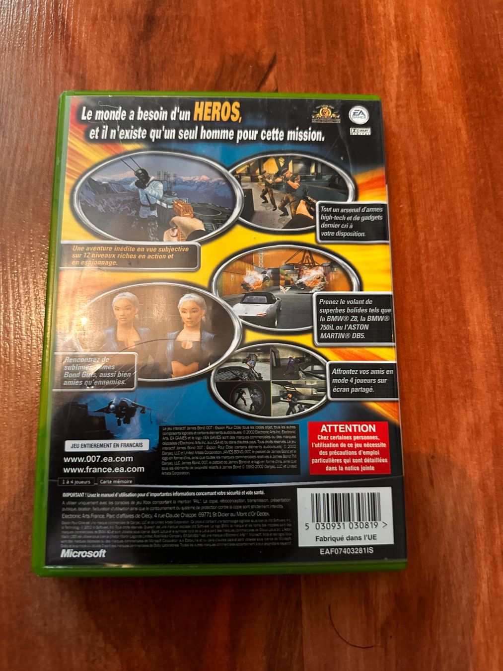 Microsoft Giochi: Jeu Xbox:  007: Espion pour cible - Complet – Usato da Bellevue venduto da LarsUlrich01 1