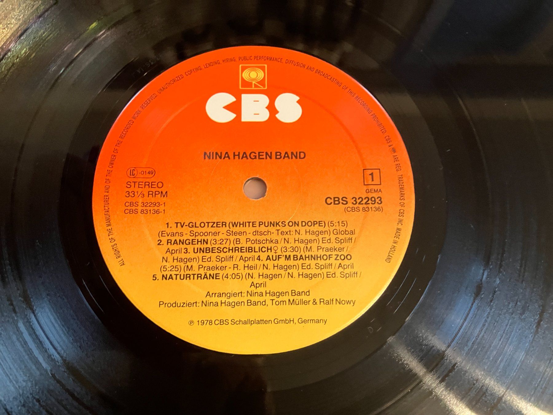Dischi in vinile: Nina Hagen – Usato da Aarwangen venduto da Jukebox3 5