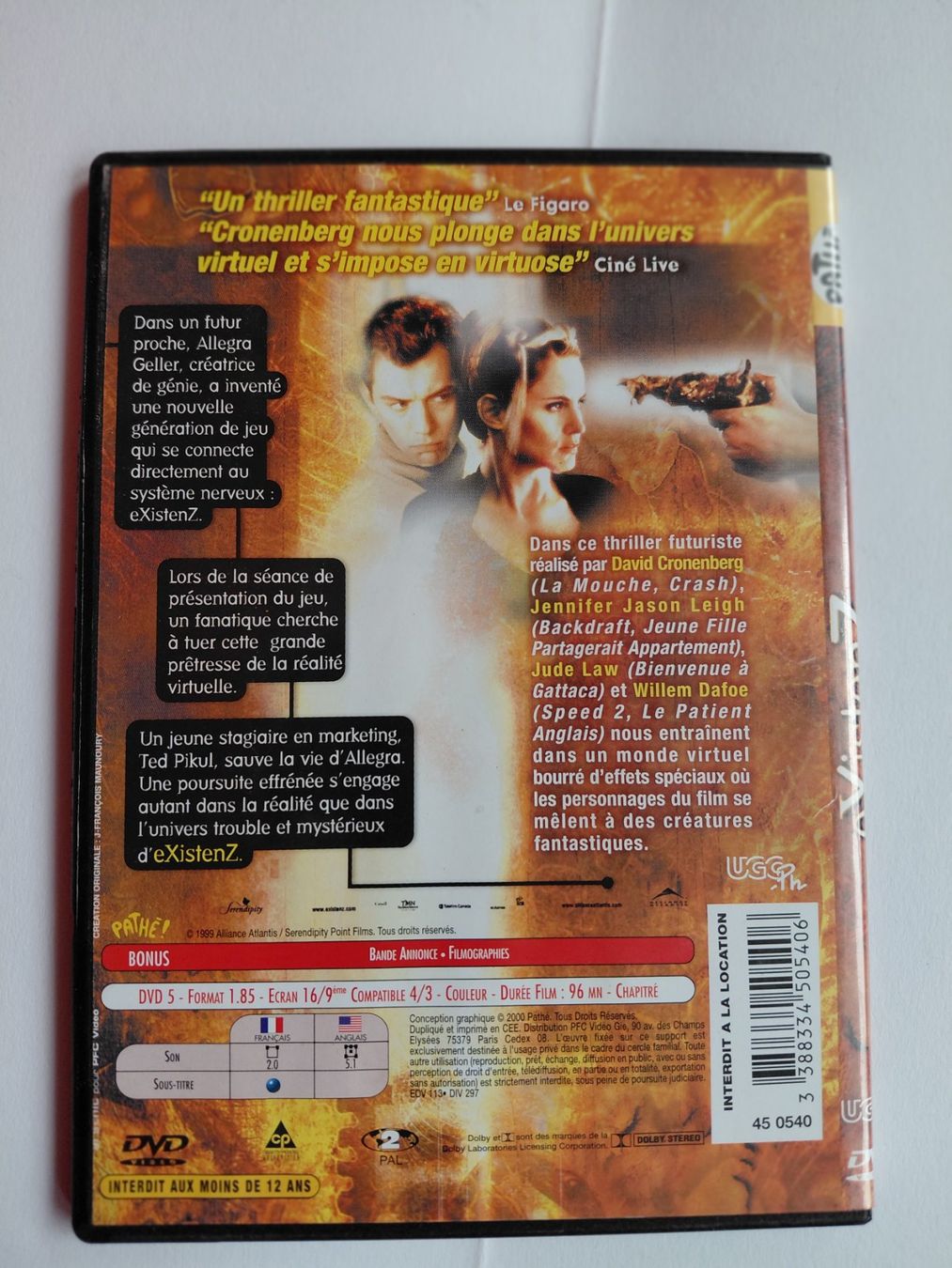 Alle DVDs: EXISTENZ – Gebraucht aus Denges von Hellboy10 1