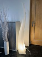 neue Outdoor Lampe weiss 166cm