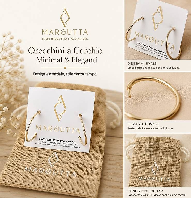 Orecchini pendenti & Orecchini a lobo: Orecchini a Cerchio – Nuovo (secondo la descrizione) da Davesco-Soragno venduto da Mia_sii