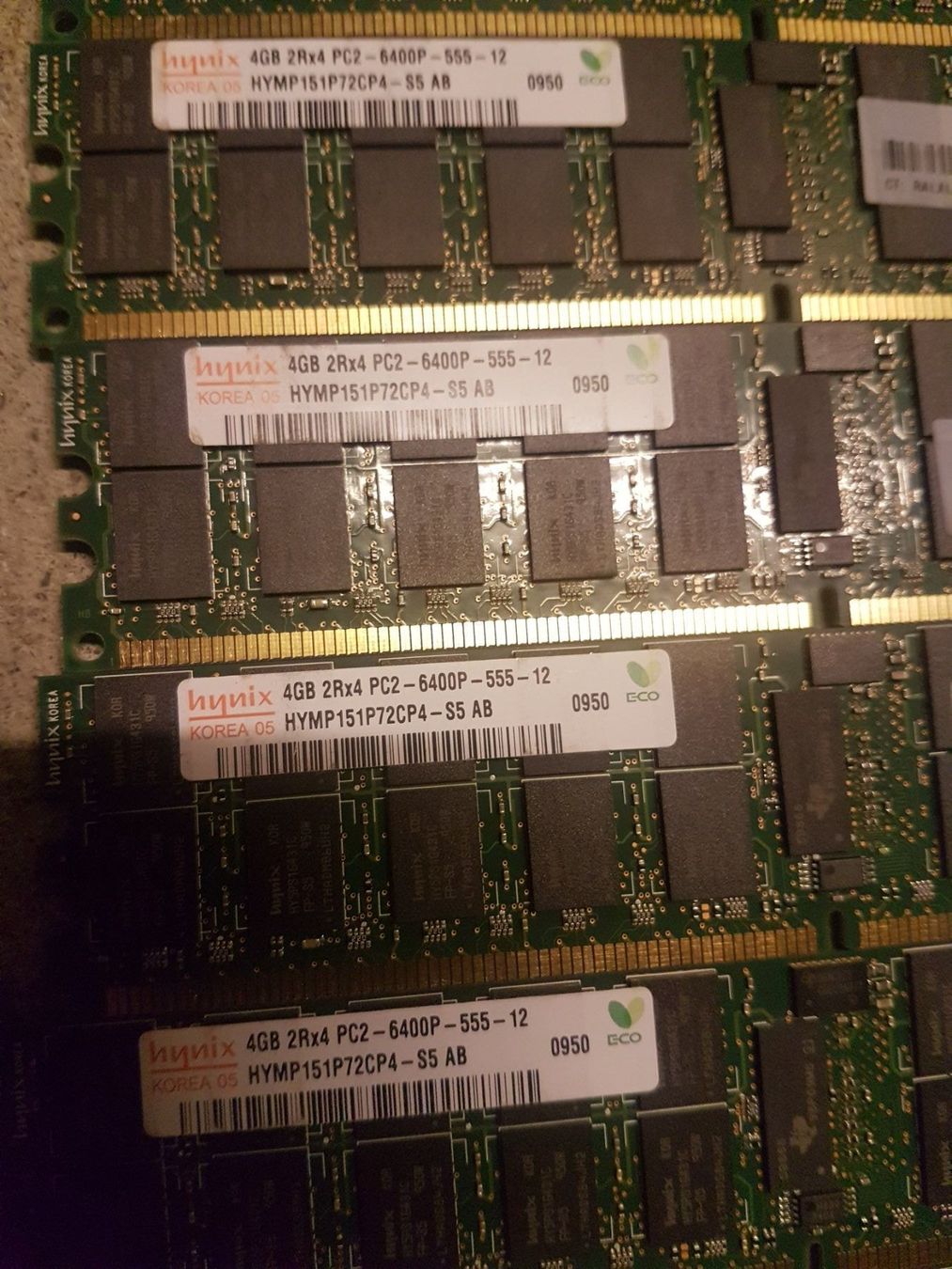 Server: RAM EEC DDR Server 4GB PC2 6400P – Usato da Reinach BL venduto da danielv06
