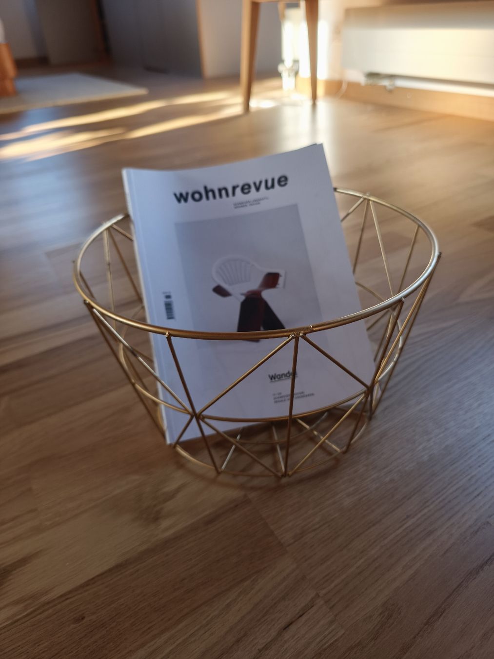Sonstiges für Haushalt & Wohnen: Korb in gold – Gebraucht aus St. Gallen von liamonmara 1