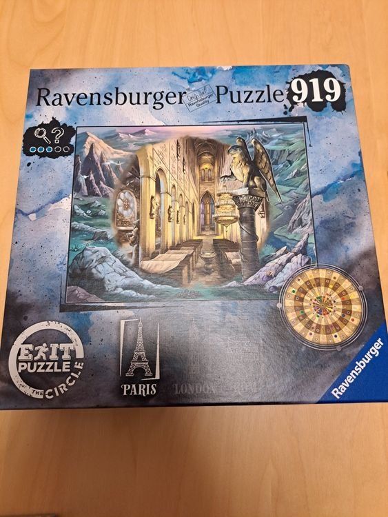 Ravensburger Puzzle: Exit Escape Puzzle Paris Circle Ravensburger - 919 - Paris – Usato da Fully venduto da Minouchka