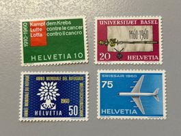 Briefmarke - Schweiz - Schweiz 1960 - postfrisch