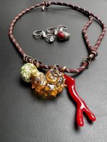 Modeschmuck Set / ZARA Halskette / Ringe / Boho-Style