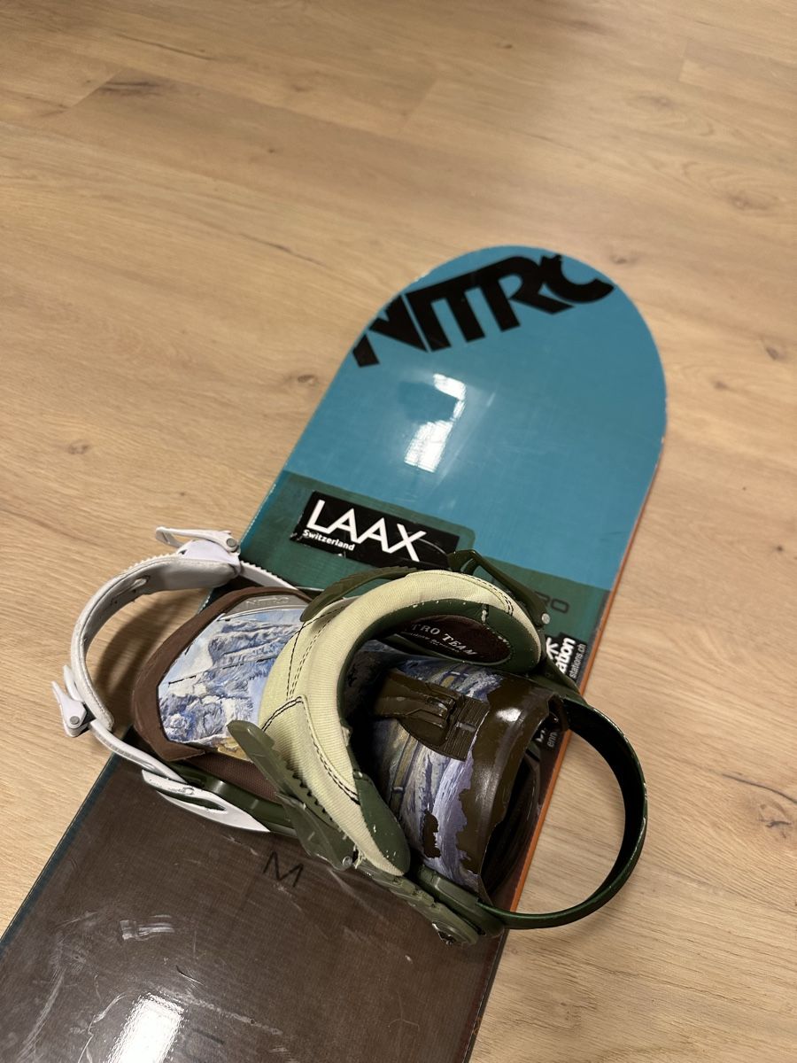 Board: Nitro Team Snowboard inkl. Bindung – Usato da Riedern venduto da Fadrinski 2