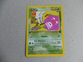Koffing Pokémon Sammelkarte 1. Edition Ausgabe 1999-2000 VP
