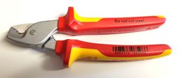 Knipex StepCut Kabelschere isoliert VDE-geprüft verchromt
