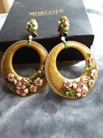 MORLOTE Top Ohrclips in Email/Strass/Gold NEU mit Box