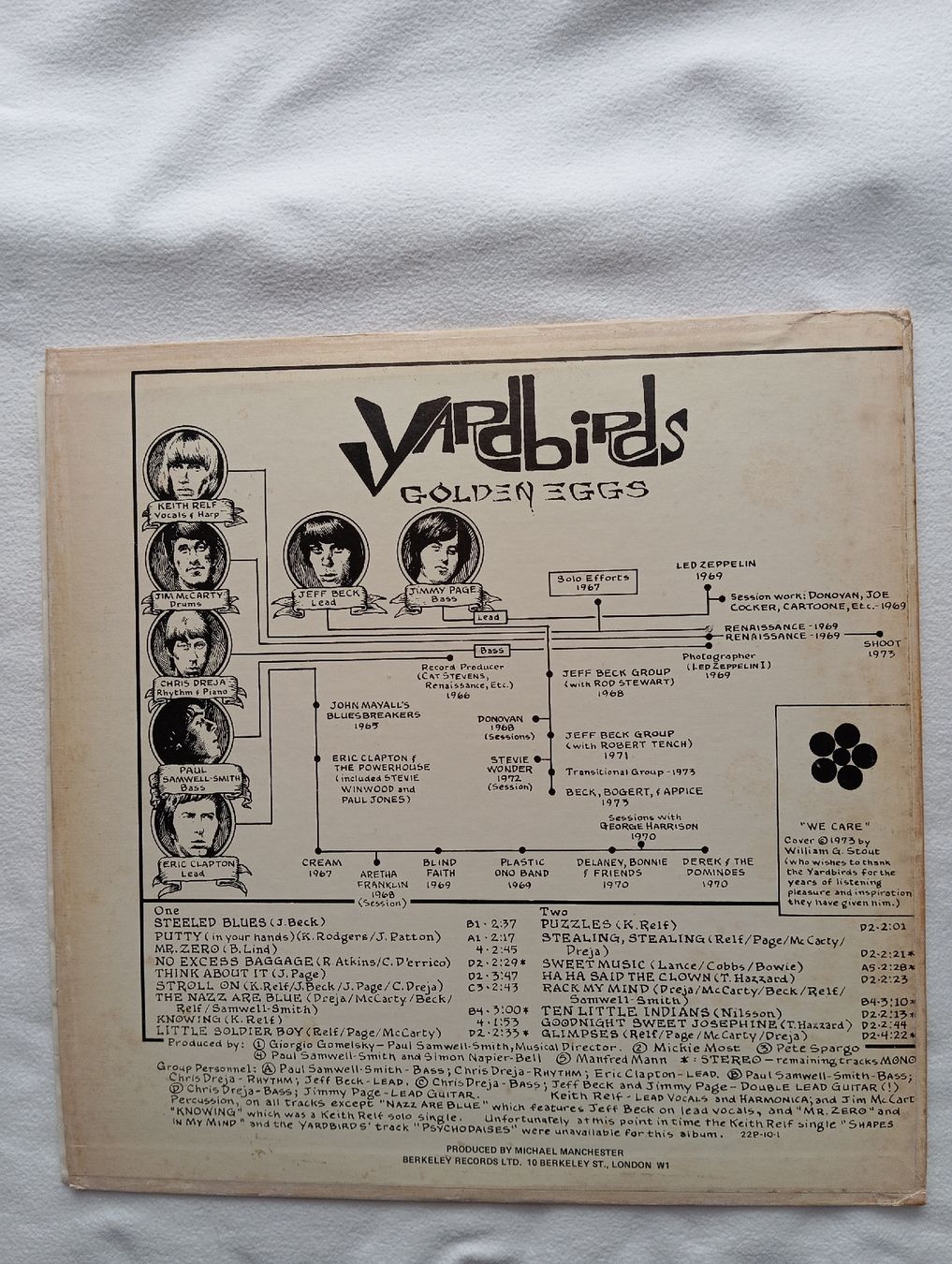 Dischi in vinile: Yardbirds Golden Eggs – Usato da Wängi venduto da Emeraldgreen69 1
