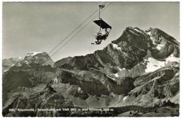 AK Braunwald Sesselbahn mit Tödi 1955?