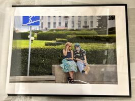 Gerahmte Fotografie: Sommerliche Szene