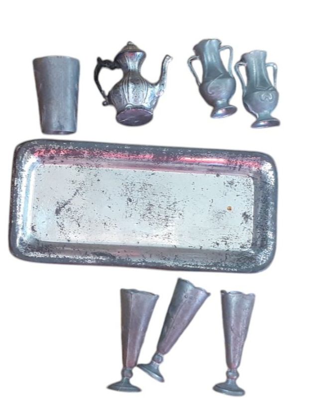 Puppenhäuser & -möbel: Puppenstube Servierset Zinn – Gebraucht aus Mörschwil von lindaswunderkiste 4
