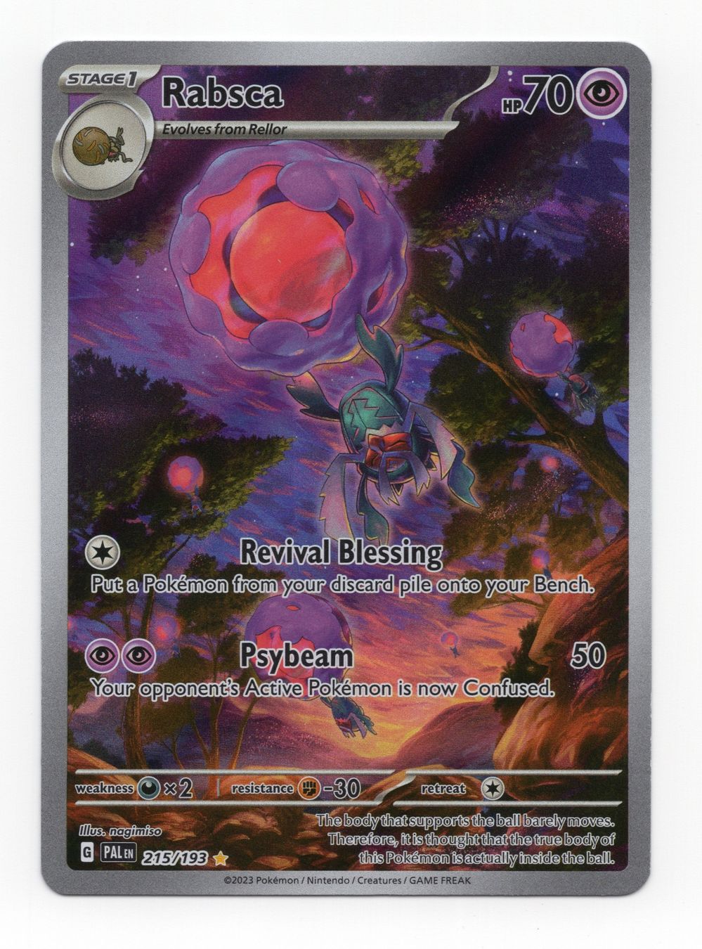 Pokémon Carte collezionabili: Rabsca 215/193 Illustration Rare Paldea Evolved Englisch – Nuovo (secondo la descrizione) da Oberglatt ZH venduto da DSGS37