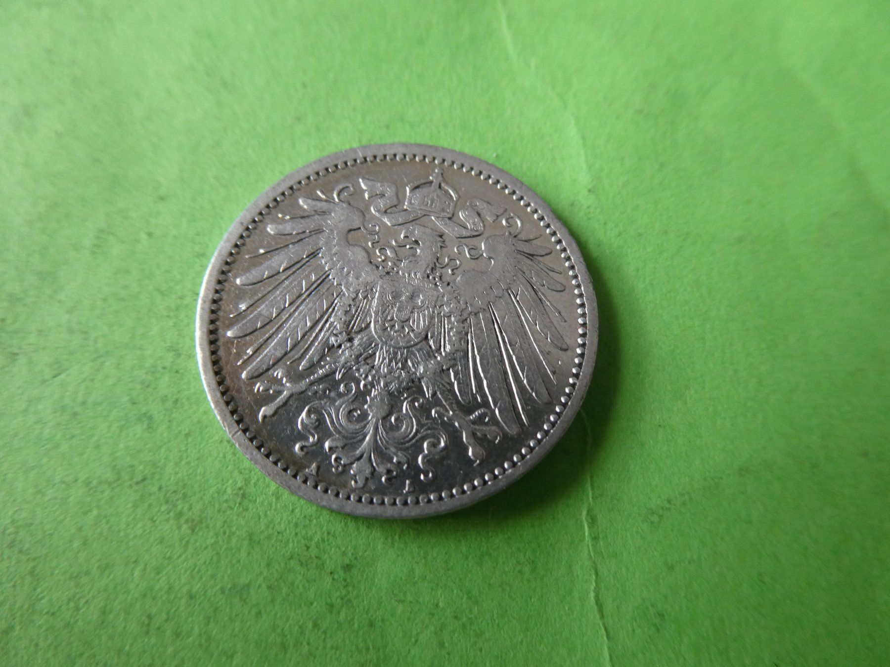 Alle Münzen: Dt. Reich 1901 A, 1 Silbermark – Gebraucht aus Hinterforst von Rohusri 1