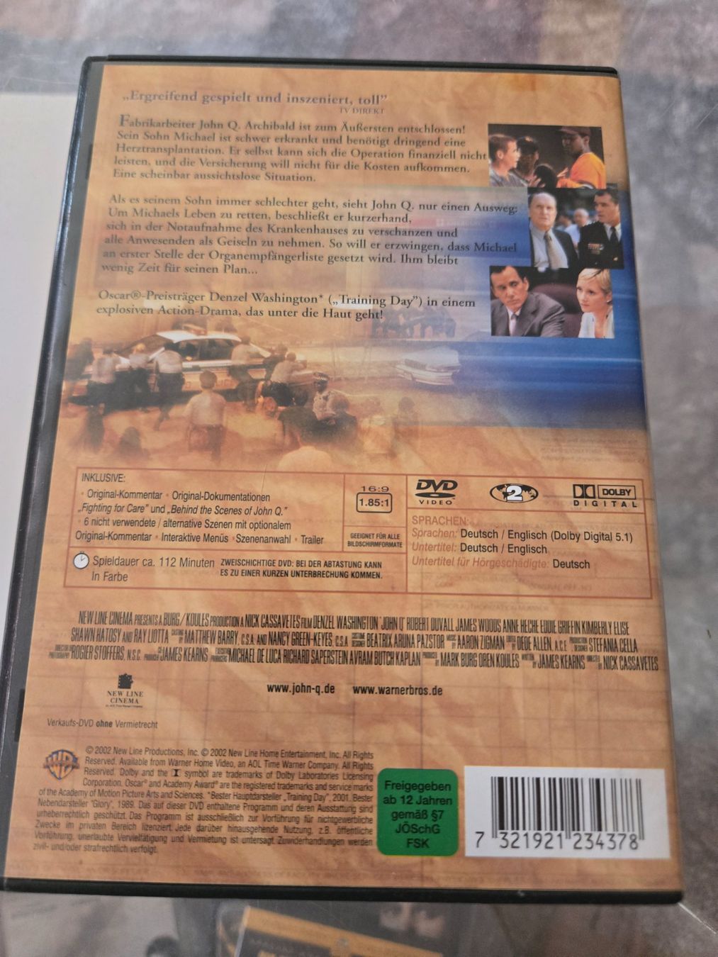 Alle DVDs: John Q. - Verzweifelte Wut DVD – Gebraucht aus Bussigny von Kfdlt 1