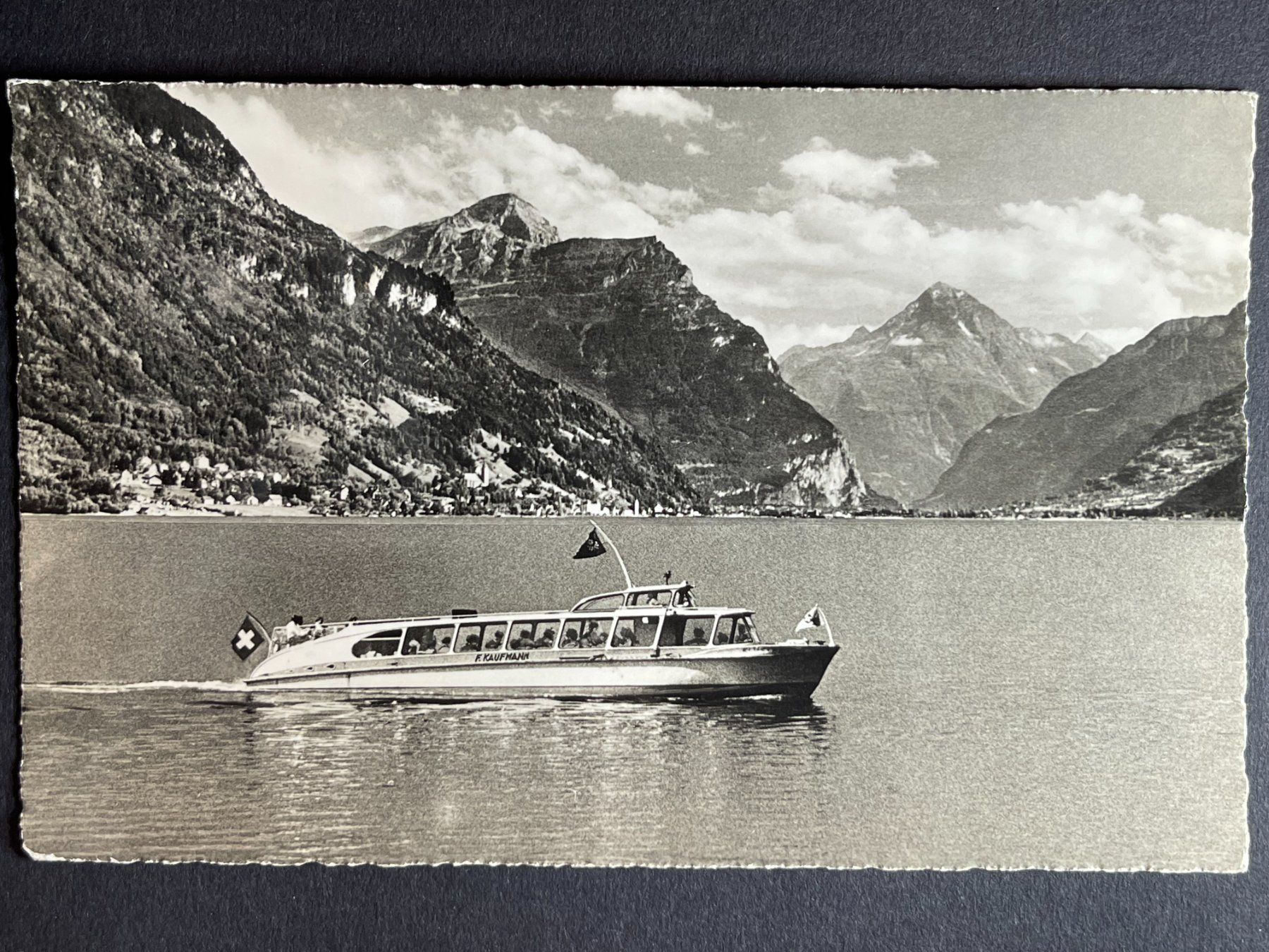 Ansichtskarten: Motorschiff "Flüelen" – Gebraucht aus Steg VS von danwer74