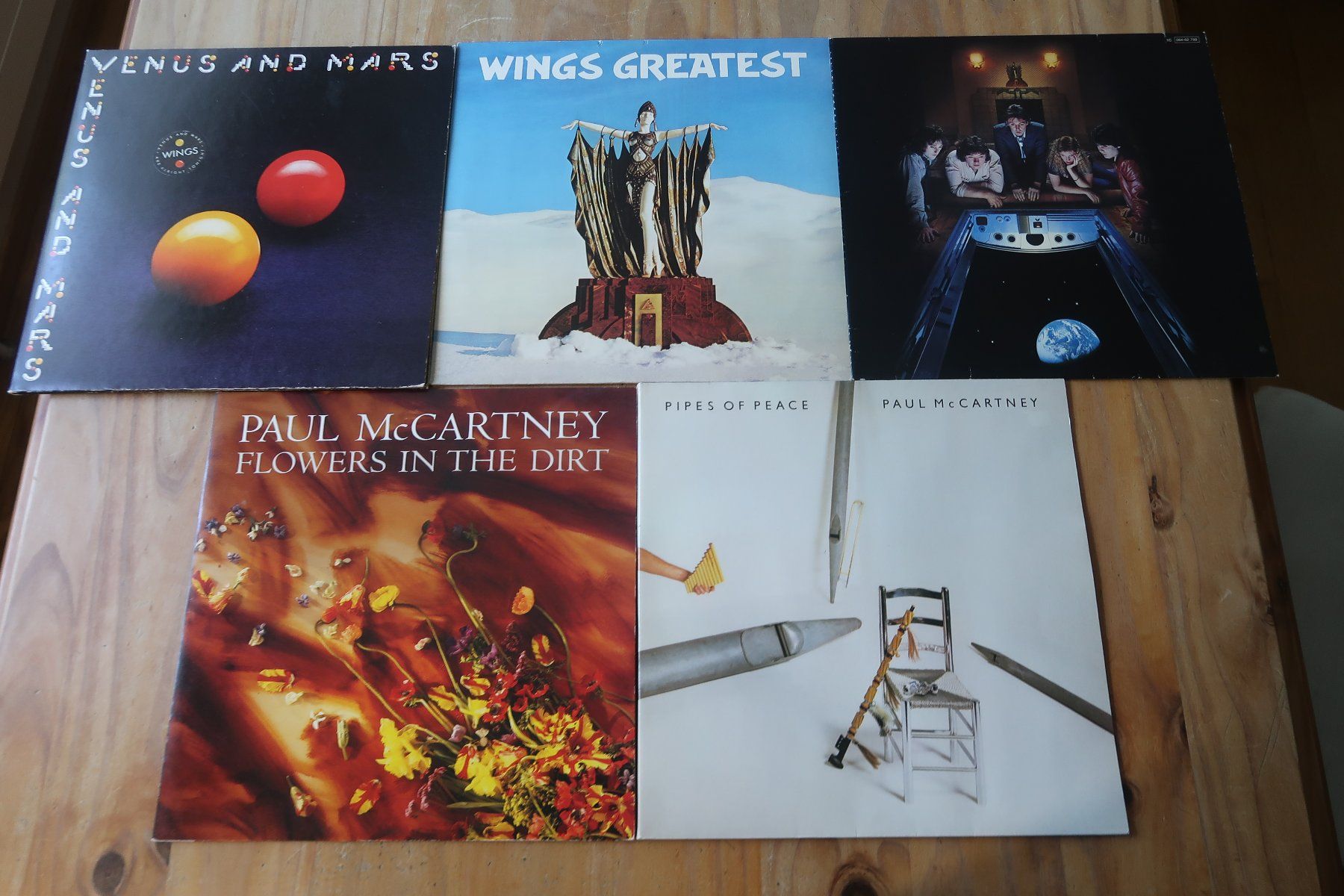 Dischi in vinile: 5x PAUL McCARTNEY & THE WINGS - SAMMLUNG VINYL LP – Usato da Basel venduto da Patiscat