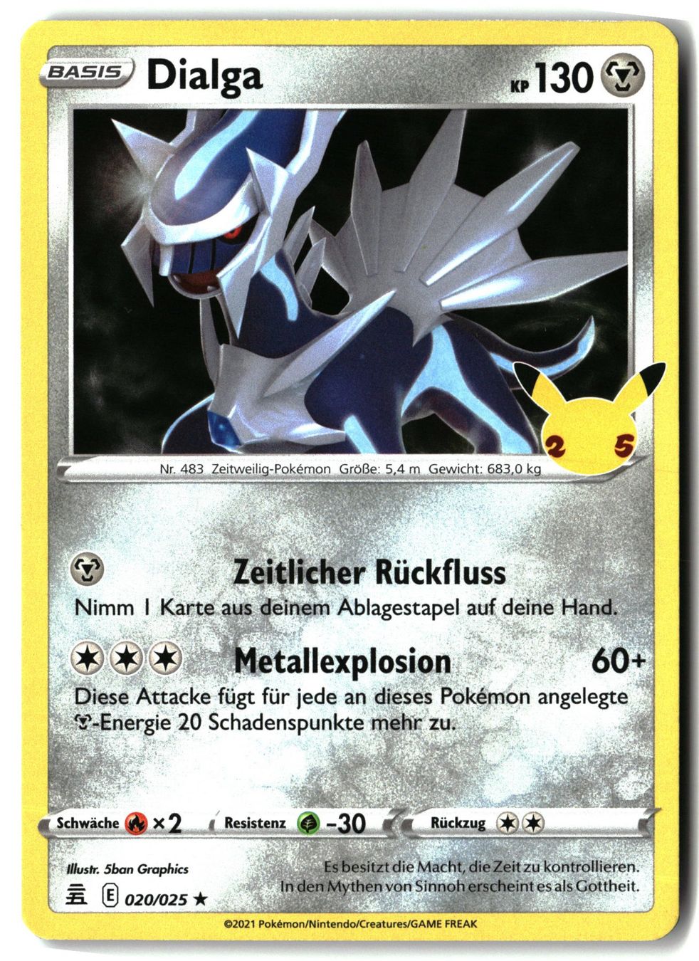 Pokémon Carte collezionabili: Dialga #20 Pokemon Celebrations – Usato da Feuerthalen venduto da Plazatoys