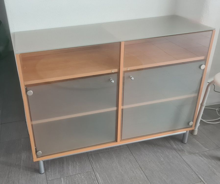 IKEA JUSSI Kommode Vitrine Schrank Kaufen auf Ricardo