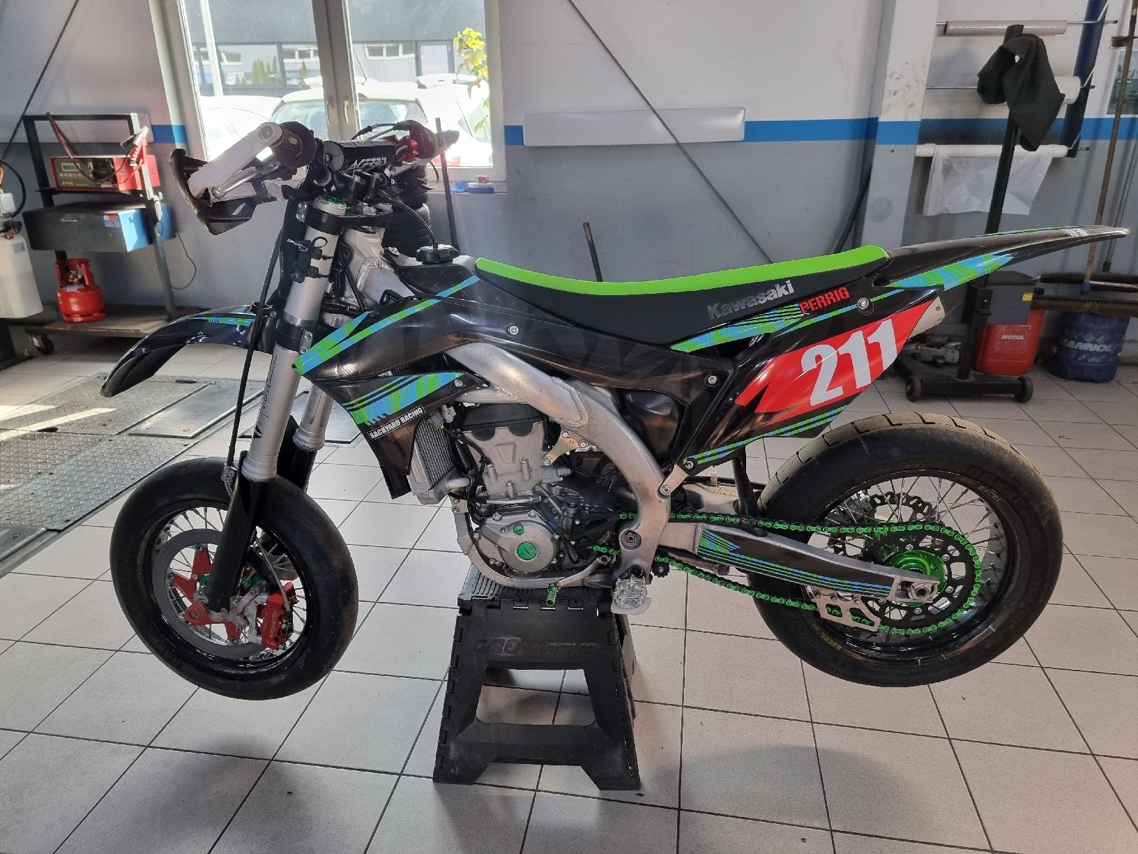 Kawasaki Route: Kawasaki Kx450f Supermoto 2017 – D'occasion à Worben par Liviogeelhaar 2