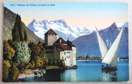 Château de Chillon et Dents du Midi