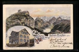 Litho Hoher Kasten, Hotel und Panorama