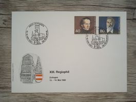 TR18 Enveloppe + Timbre Suisse 1980