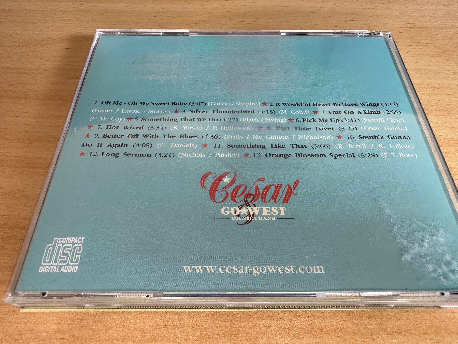 CD: Cesar Go West Countryband - still alive – Usato da Rikon im Tösstal venduto da Alpenmutz 1