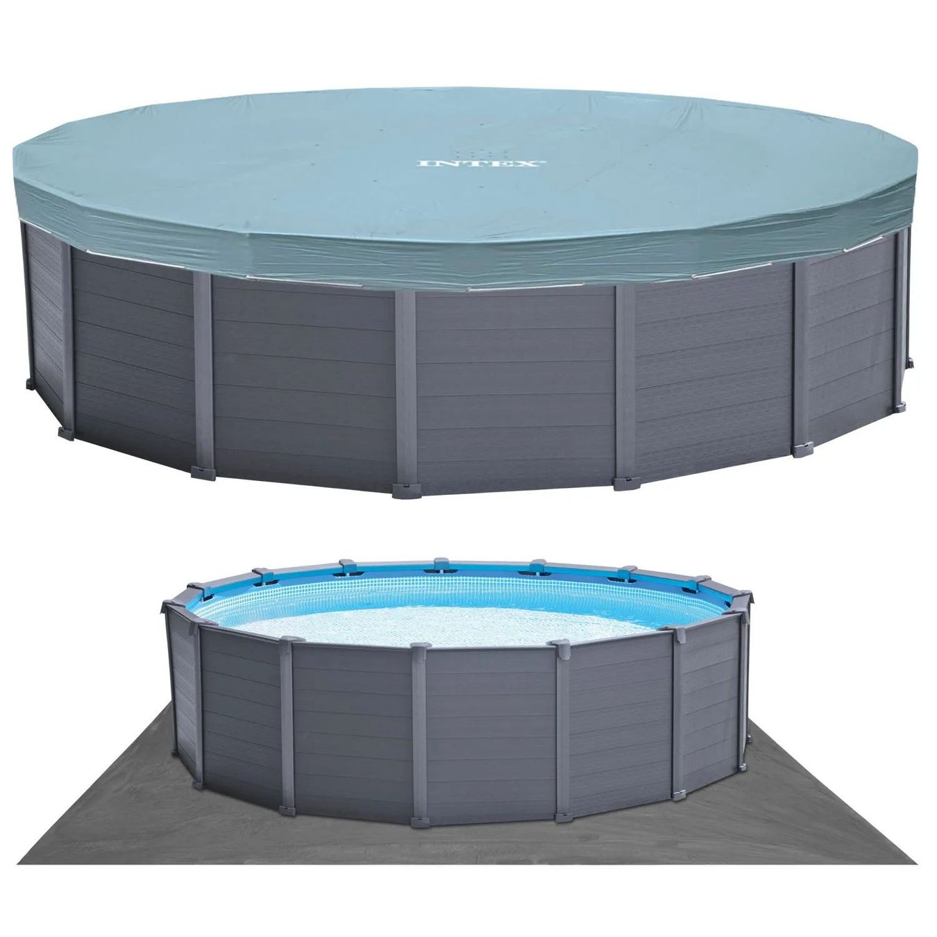 Piscine: Intex Graphit Frame Pool Set Ø478x124cm – Nuovo e nell'imballaggio originale da Bottighofen venduto da zaap 2