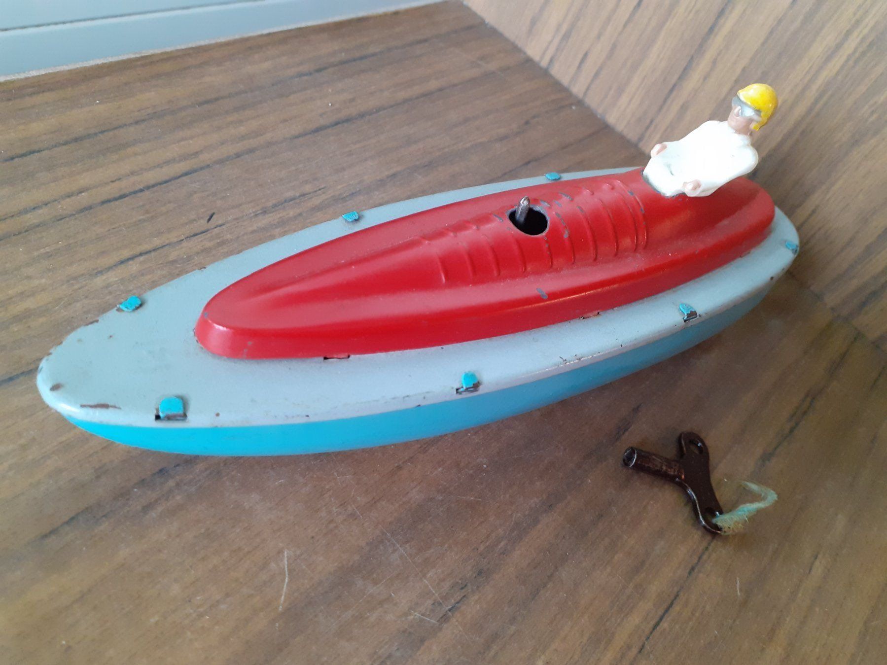Giocattoli: Boot Motorboot Blechspielzeug antik – Usato da Mörschwil venduto da antiksalon 2