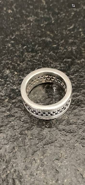 Ringe: Thomas Sabo - Ring - Silber/schwarz – Gebraucht aus Scheuren von tan_w6cx 2
