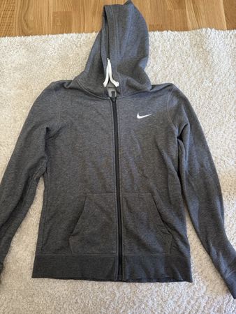 Sweat zippé à capuche Nike gris