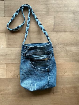 Jeans Upcycling Tasche, Handtasche, Unikat