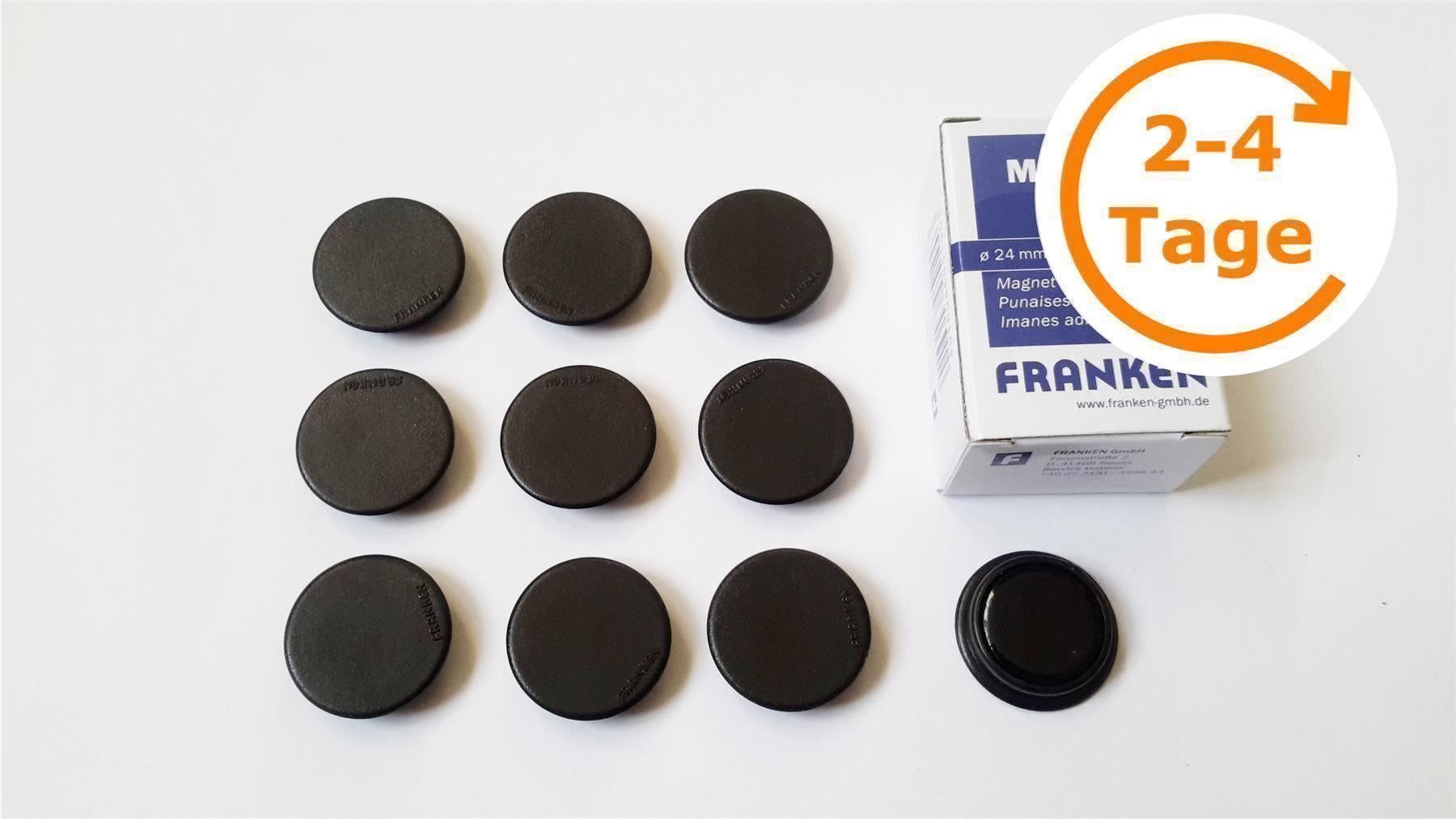 Calamite: Magnete 10 Stück, 24 mm, schwarz – Nuovo e nell'imballaggio originale da St. Gallen venduto da cointec