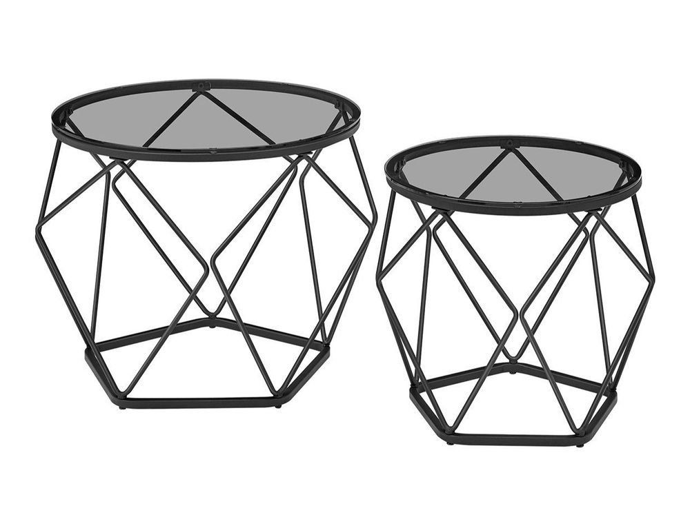 Tavoli: Couchtisch rund 2er Set Wohnzimmertisch ARTEMIS – Nuovo e nell'imballaggio originale da Lachen SZ venduto da MAMORU-MOEBEL