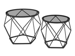 Couchtisch rund 2er Set Wohnzimmertisch ARTEMIS