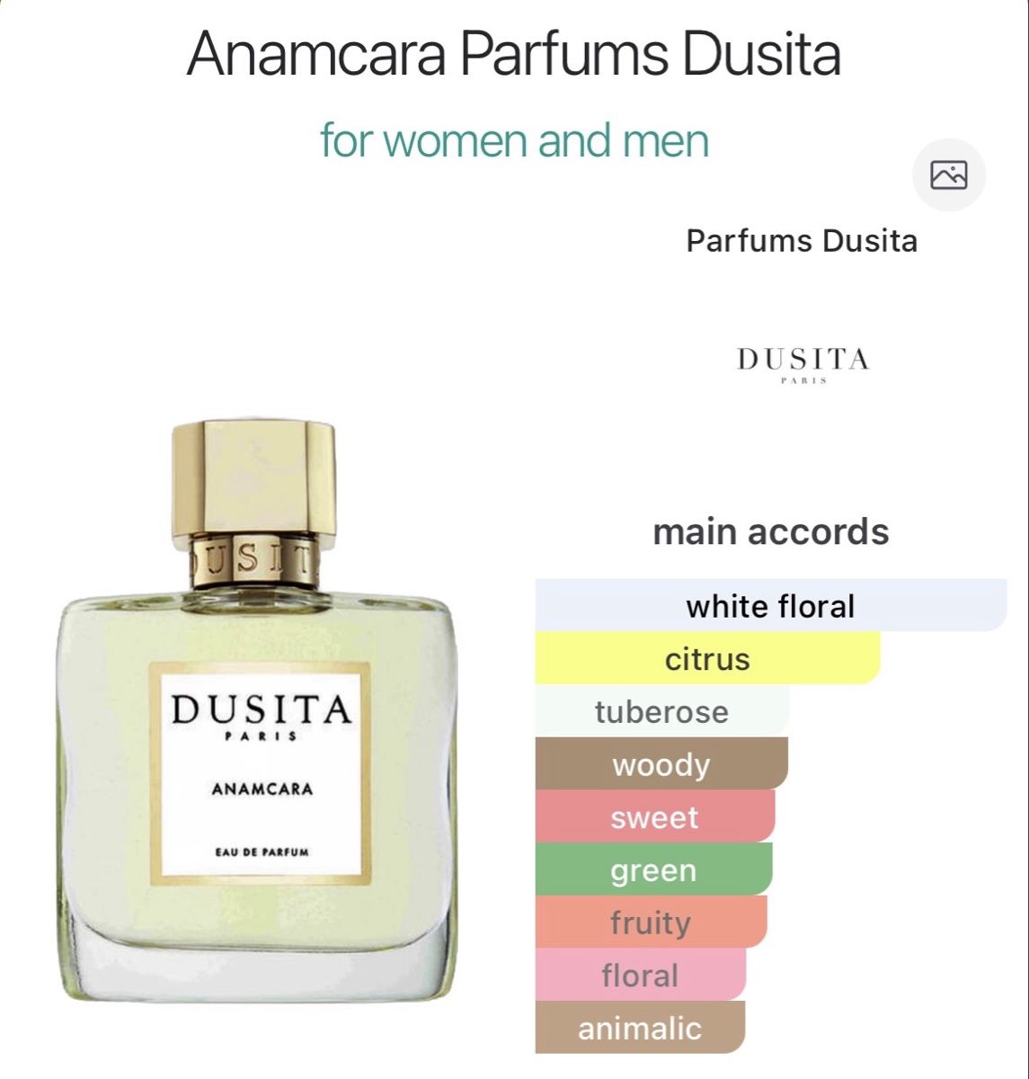 Profumi & Eau de Toilette: EDP Anamcara by Dusita 15ml – Nuovo e nell'imballaggio originale da Genève venduto da StaceyH 1