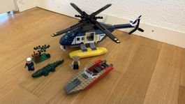 Lego Polizei Helikopter 60067 - nicht komplett