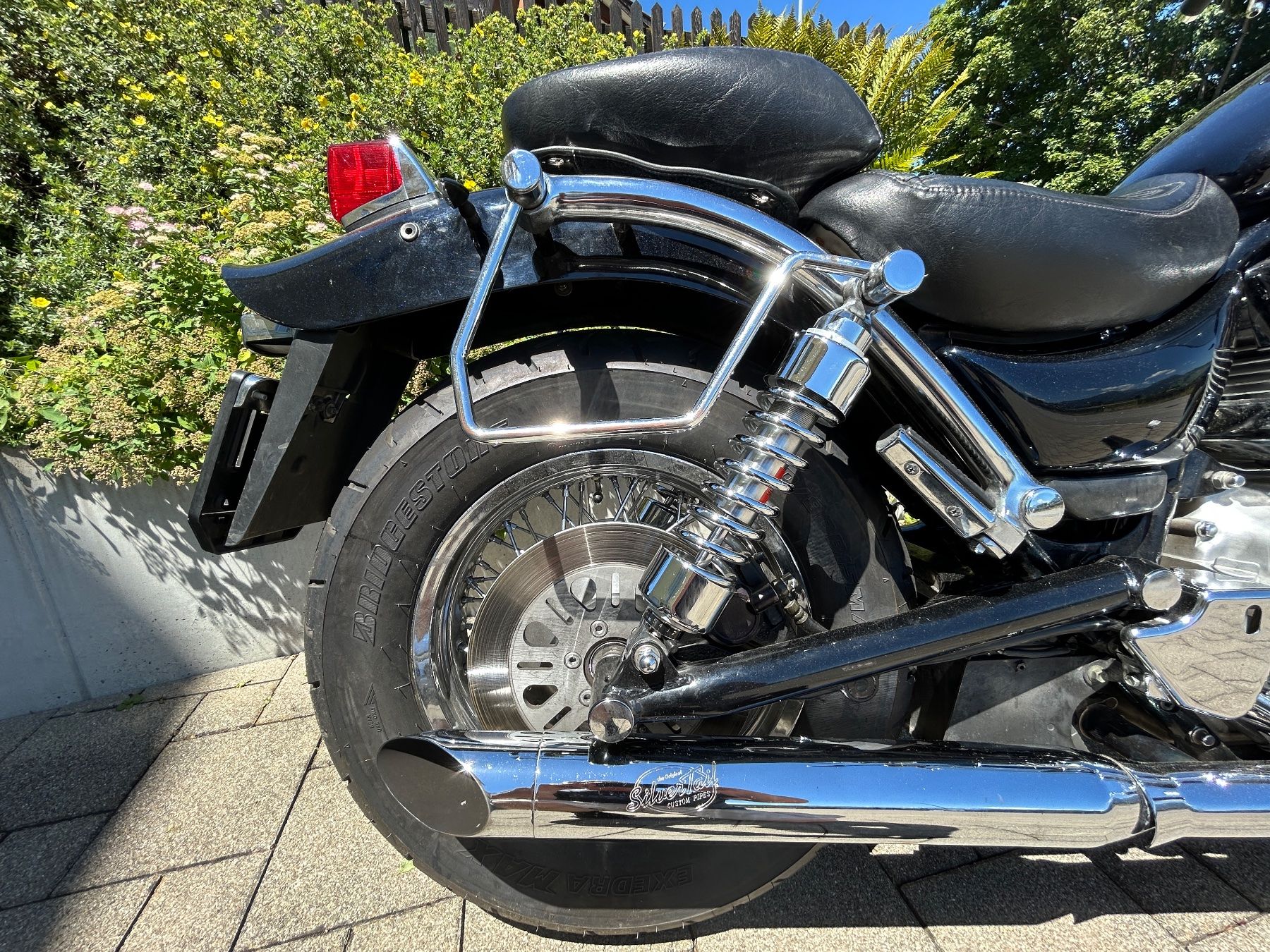 Suzuki Chopper: Suzuki VS 1400 Offene Version, Silvertail-Auspuff, Scheibe – Usato da Spiez venduto da fikus69 5