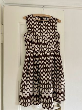 Woolrich Kleid braun/weiss Grösse M mit Taschen