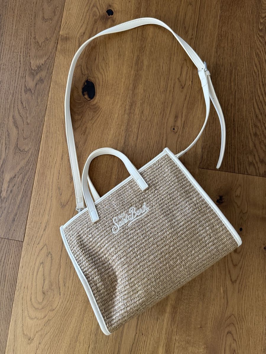 Taschen für Damen: Strohtasche Saint Barth mit Tragegurt neu – Neu (gemäss Beschreibung) aus Aarwangen von big_smooth 1