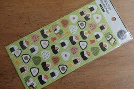 Stickerbogen Sticker - Japan Kawaii Food Onigiri Bento