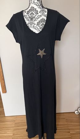 Maxikleid / T-Shirt-Kleid / Applikation / Stern / ca. M ⭐️