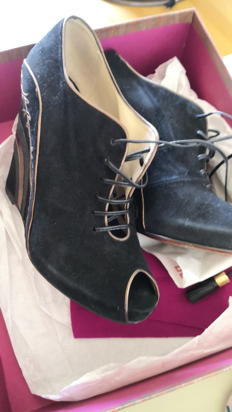 Etro Scarpe da donna: Etro Designer Schuhe Gr 39 Pumps schwarz bronce – Nuovo (secondo la descrizione) da Zürich venduto da ulr_l7ll