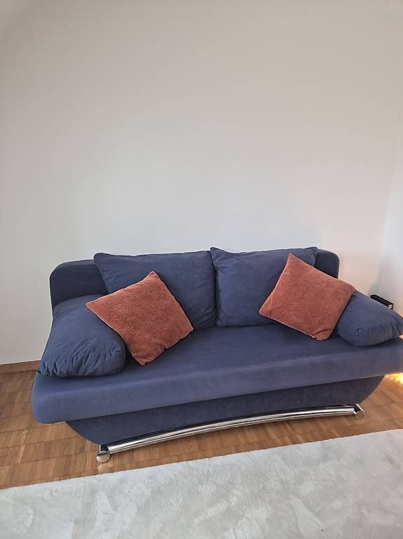 Sofas: Sofa blau mit Bettfunktion – Gebraucht aus Bern von len_vc5x