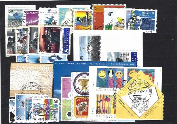 Tous les timbres: Div. CH Marken gestempelt – D'occasion à Bottmingen par Golferin